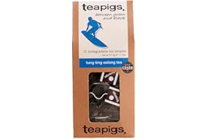 Teapigs Tung Ting Oolong Teabags made with Whole Leaf Tea (1 Pack of 15 Temples)