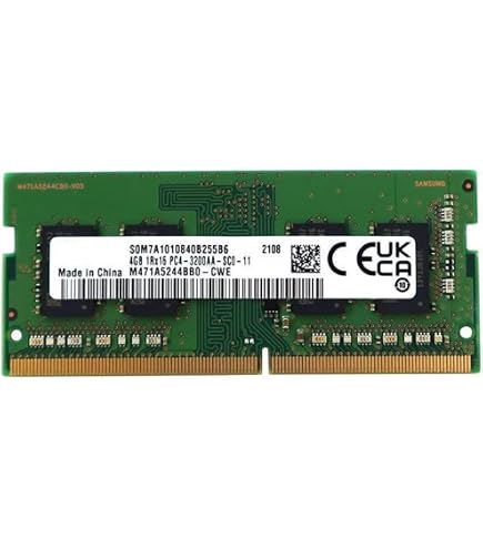 Samsung 8GB DDR4 3200MHz PC4-25600 (PC4-3200AA) CL22 SODIMM 1Rx16