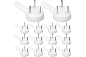 Homoyoyo Crochets pour photos sans perçage, crochets pour tableau sans trace, crochets muraux sans trace, crochets de suspension en plastique pour accrocher des décorations et cadres photo