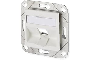 BTR BLUMBERGER METZ CONNECT Modul Anschlussdose UPk, 1 Port unbestückt reinweiß