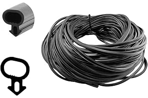 GLOBSTAR Uszczelka okienna 1 m gumowa uszczelka do okien z tworzywa sztucznego EPDM S-232