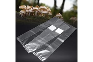 kitabetty Culture Champignons, 10/20/50PCS Culture Champignon Comestible Plantation Horticole Sac Respirant Hautes Températures en PVC, 10 × 20 ''