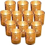 ❤ Para la decoración:Estos portavelas votivos de oro son perfectos para bodas, decoración del hogar, cenas, días festivos y ocasiones especiales.Crea un ambiente hermoso y elegante en segundos.Adorable para cualquier ocasión,Regalo ideal para bodas centros de mesa, fiestas y decoración del hogar.