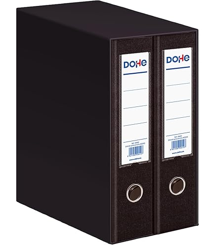 LogicaShop UBOX Raccoglitore Ad Anelli A4, Faldone Ufficio Con Custodia (Dorso 8, 1Pz