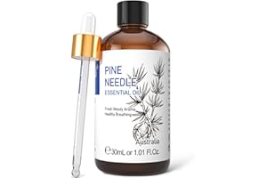 HIQILI Pine Essential Oil 30ML, 100% Natural Aromatherapy Oil for Face, Candle Making, Diffuser, Skin&Hair-1 Fl Oz