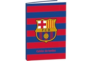 Quo Vadis - Colección: Barcelona - Cuaderno de textos - Formato: 15 x 21 cm - Papel blanco Clairefontaine para una escritura fluida - Reglón Seyes (cuadros grandes) - Onglet diario - Rayas