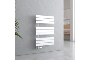 EMKE Scaldasalviette da bagno, 762 x 500 mm, scaldasalviette, porta asciugamani, scaldasalviette, scaldasalviette, scaldasalviette da bagno, riscaldamento bianco 397 W