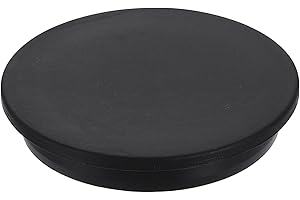 sourcing map Silicone Hole Plug, Waterproof Round Rubber Stoppers Bottle Seal Plugs Tube Pipe End Caps for 100mm/3.94" Hole for Bathtub Bottle, Black