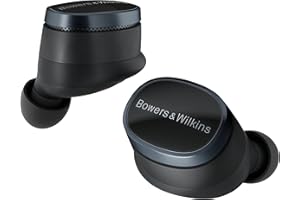 Bowers & Wilkins Pi8 True Wireless Noise Cancelling Earbuds with Bluetooth aptX, 24-bit Wireless Connection, Audio Retransmission, and 6 Built-in Microphones - Anthracite Black
