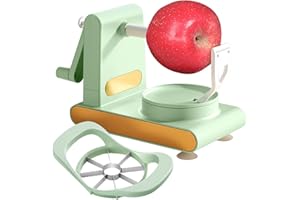 SHURZZESJ Éplucheur de fruits multifonction, éplucheur manuel de fruits, éplucheur de pommes et vide-pommes, éplucheur de pommes de terre, éplucheur de fruits et légumes pour pommes de terre, pommes, oranges