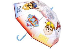 PAW PATROL Chase Rubble Marshall Skye Kuppelschirm Regenschirm Stock-Schirm manuell 71 cm Durchmesser Junge oder Mädchen