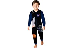 NASA Jumpsuit för pojkar – overall pyjamas barn blå