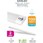 ŞANLED 100wat 120 Cm Kristal Yatay Led Bant Armat&uuml;r-trafolu Beyaz Işık -1-2-4-8-10-20-40-50-100 Adettir (2)