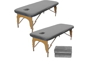 2 stycken överdrag för massagesäng: 80 x 190 cm dra-på-överdrag för massagesäng oljeresistent, tvättbart skönhetspåslakan med