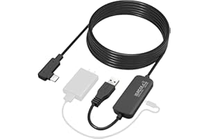 LiNKFOR Link Kabel 5M/16FT für Quest 2/Pro/Pico 4 mit Ladeanschluss für unbegrenzte 120HZ PC/Steam VR-Spielzeit. USB 3.0 Typ A zu C Kabel für das Oculus Quest Headset an einen Gaming-PC