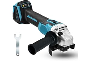 ANUPTTA Akku Winkelschleifer Ø125mm 10000 U/min für 18V Makita Akkus - Bürstenloser Motor, Akku Flex Trennschleifer Zum Schneiden, Schleifen, Polieren（Nur Gehäuse）