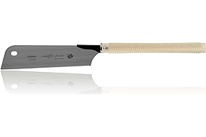 AUGUSTA HECKENROSE Augusta-Heckenrose Japansäge Kataba 270 mm I Traditionelle Säge aus Bandstahl C75 für Feinschnitte I Holzsäge mit verkürztem Stahlrücken & Bastgriff