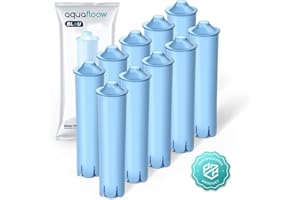 Aquafloow Filtros de Agua para Cafeteras Automáticas | Compatible con N9, F5, F70, C5, C9 | Capresso, S9, Impressa One Touch, Avantagre S70, S86 – 10 Unidades