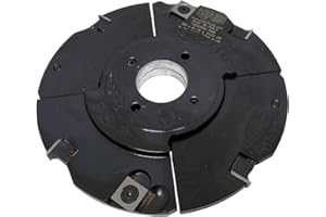 WADKIN BURSGREEN Spindle Moulder Adjustable Groover Head - 160mm Diameter, Width 8-15mm (Steel, 1.1/4" Bore) Suitable for Felder, Martin, Axminster SCM