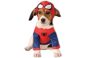 Rubies mens Rubies Marvel Universe Spider-Man Costume, Small Pet Costume, Multicolor, S UK Halloween Halloween