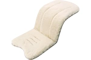 Miracle Baby Cojín Carro Bebe,Colchoneta Silla Paseo Universal,Cojín Silla de Paseo para el Cochecito y Asiento de Carro, Funda de asiento de bebe, 35x78cm