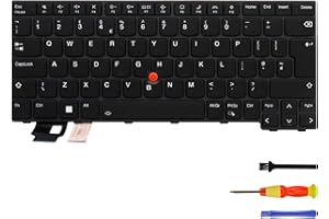LIAN MO Replacement Keyboard with Backlit for Lenovo Thinkpad L14 Gen3 Gen4 T14 Gen3 Gen4 P14s Gen3 Gen4 UK English Layout (UK English, Backlit)