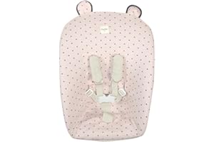 FUN*DAS BCN Fundas BCN ® - Funda para trona Stokke Tripp Trapp ® Newborn Set 2023 y anteriores - Algodón extrasuave (Little Fun Peach)