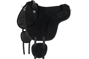 ‎EQUINATE Equinate Reitpad California Wildleder Bareback Pad Pferd und Pony Reitkissen