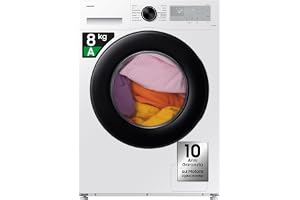 Samsung Washing Machine Crystal Clean WW80CGC04DAHET, Freestanding, 8 kg, 1400 RPM, Wifi, Ecobubble, Sanitizing Steam, Front Load, 60L x 85h x 60p cm