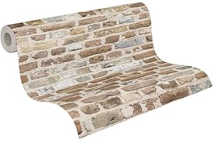 A.S. Création The Bos 388293 - Papel pintado (10,05 x 0,53 m), color marrón y beige