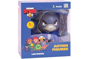 P.M.I. Trading | Brawl Stars 1 figurka z okienkiem, sezon 1, ruchoma figurka, 1 losowa figurka z 5 | 11 cm | z akcesoriami | od 3+ lat | w języku niemieckim