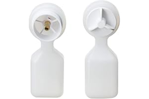 EASYLIFE LIFESTYLE SOLUTIONS Easylife 2-in-1 Radiator Bleed Key with Integrated Bottle, Pack of 2, Radiator Bleed Tool, Radiator Key, H15cm x W5.5cm x D5.5cm - Fully Guaranteed