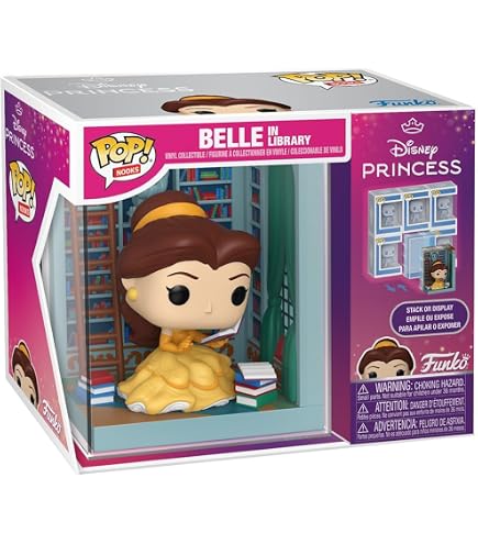 Funko Pop! Beauty and The Beast: Belle in Green Dress with Book 2021 Spring Convention Exclusive Juguetes y juegos