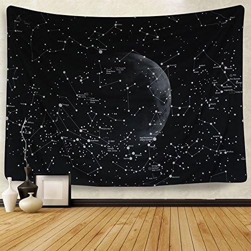 KENFULTILE Wall Tapestry Moon Printed Wall Hanging Tapestry Boho Wall Carpet Bohemian Beach Hippie Blanket Towel Mandala Tapestry