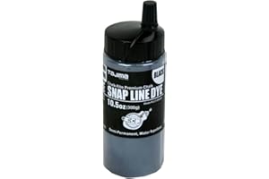 Tajima PLC3-BK300 Chalk-Rite 10.5-Ounce Snap Line Black Powder Dye