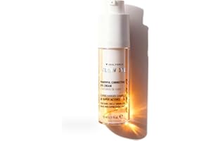 VIDALFORCE GLOW EYE Contorno de Ojos Antiarrugas | Reduce Ojeras y Bolsas | 100/100 en Yuka | Con Cafeína y Ácido Hialurónico Triple Acción | Retinol Encapsulado, Colageno y Vitaminas 15ml