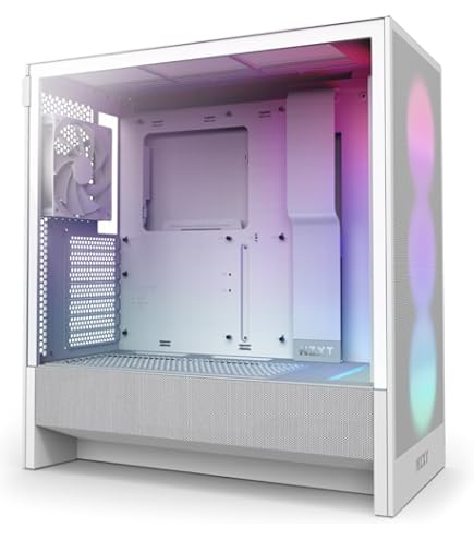 NZXT H6 Flow RGB Midi-Tower - Fehér (CC-H61FW-R1 - View #9