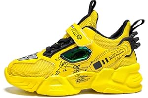 WZRUISEN Scarpe per Bambini Scarpe da Corsa Sportive in Rete Traspirante Alla Moda per Bambini Piccoli