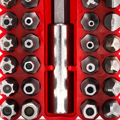 EgoEra® 1/4 “ Fahrt Spezialbitsatz/Schrauber/Schraubenzieher/Schraubendreher Bits Set Bitbox (33 Stück inbegriffen) - 6