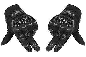 Aumotop Guanti da Moto Touchscreen sulle Dita Guanti per corse in Motocicletta per ATV BMX MTB Bicicletta Arrampicata Motocross