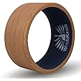WishKraft WIDE Yoga Wheel Roller 13 x 6.25 inch [Teak Brown] (Yoga Wheel, WIDE)