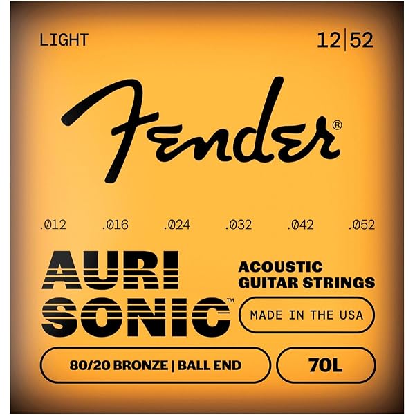 Jeu De Cordes Fender Dura-Tone 80/20 Coated Medium 13-56 – Son Chaud & Durable Pour Guitare Acoustique