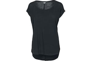 Urban Classics Ladies Long Back Shaped Slub Tee, Damen T-Shirt, erhältlich in vielen verschiedenen Farben, Größen XS - XL