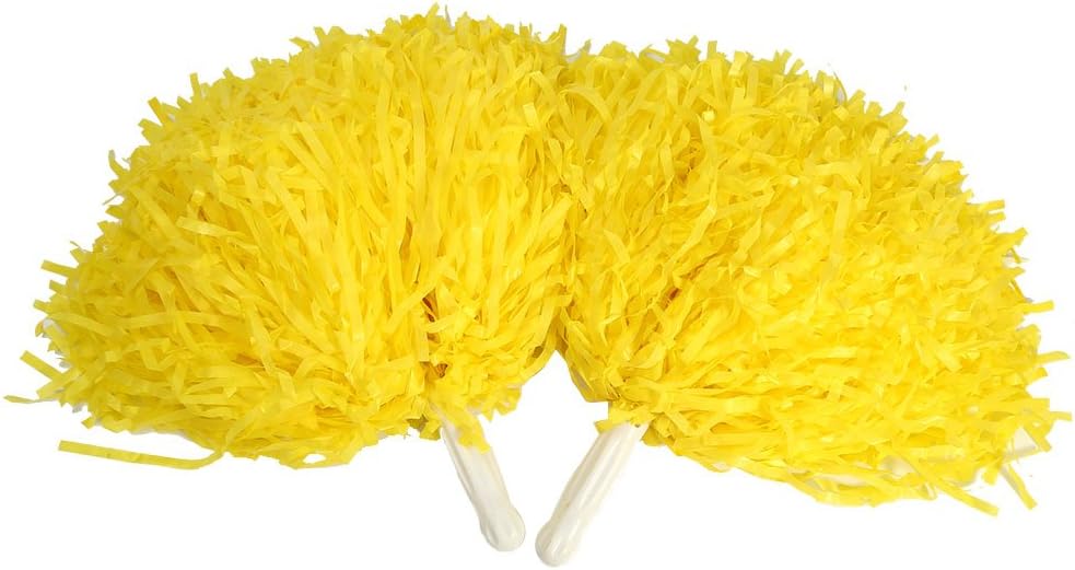 VGEBY 6 Pompones de Animadora para Fiestas Deportivas, Accesorios de Baile, Flores de Mano, 7 Colores a Elegir
