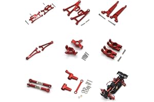 Fyfracing Metal Replacement Accessories for Hyper Go H14bm Mjx 14210 14209,1/14 Brushless Rc Cars Aluminum Upgrade Spare Part (Upgrade kit 2)