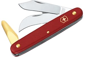 Victorinox, Okulier- und Hakenmesser 3, Garten Taschenmesser, Gärtner und Floristen, Klinge, gebogen, Klinge, spitz, rot