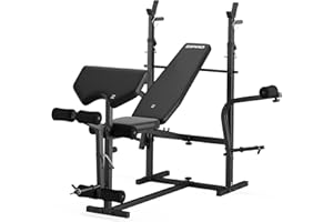 Zipro Banc de musculation pliable polyvalent pour exercices de banc, entraînement fitness, abdominaux, haltères, équipement de musculation: Core, Tempo, Volume, Slant, Plank, Jacked, Superset, Ripped