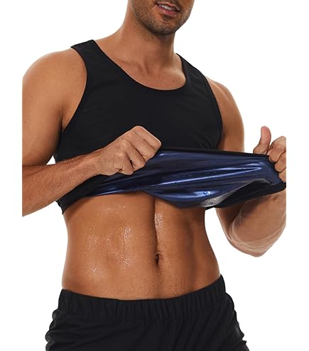 Giacca Allenamento Perdita Peso Maglietta Sauna Uomo LAZAWG In