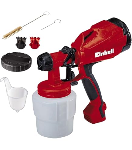 Pistolet à peinture électrique 600 W HVLP avec godet de 1200 ml et 5