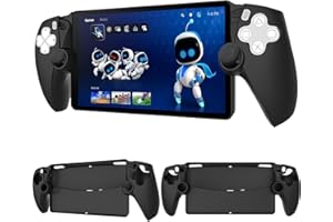 KUSINHOKA Cover per Sony Playstation Portal, Custodia Protettiva in Morbido Silicone, [Antiurto], [Anti-Graffio] Bumper Case TPU Protettiva Cover per Sony PS5 Playstation Portal, Negro